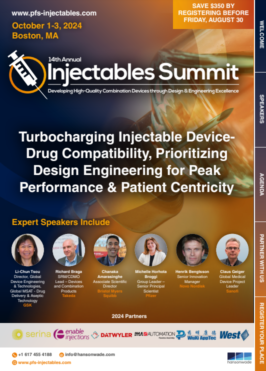 full event guide, 14th Injectables Summit 2024